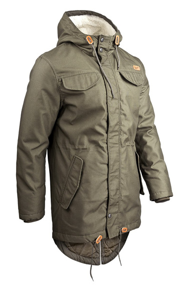 kurtka MARSH LAKE TEDDYPARKA MEN olive, USZKODZONA
