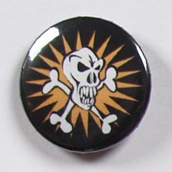 przypinka SKULL