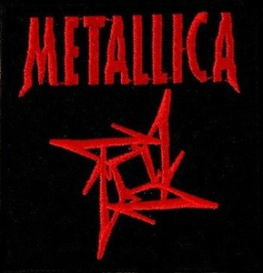 naszywka METALLICA - 4M RED