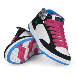 buty damskie ETNIES - CZAR 2 MID (WHITE/PINK/BLUE) 09'