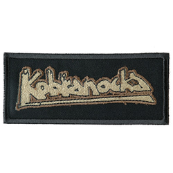 naszywka KOBRANOCKA - LOGO beige/brown