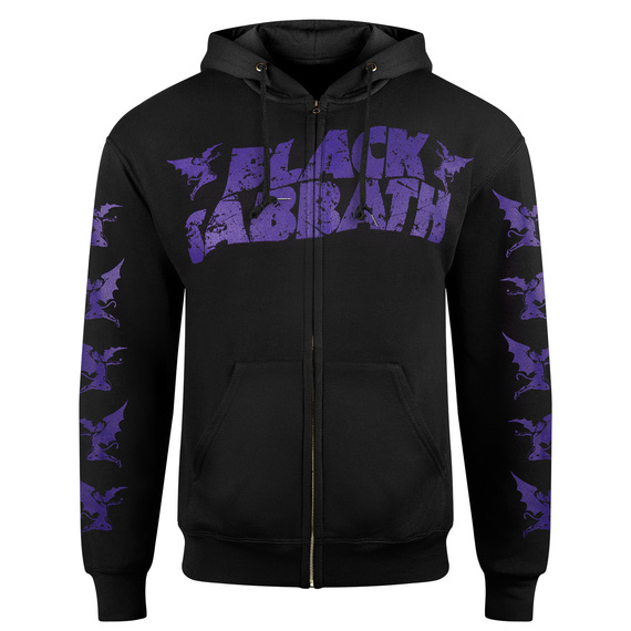 bluza BLACK SABBATH - BAND rozpinana z kapturem