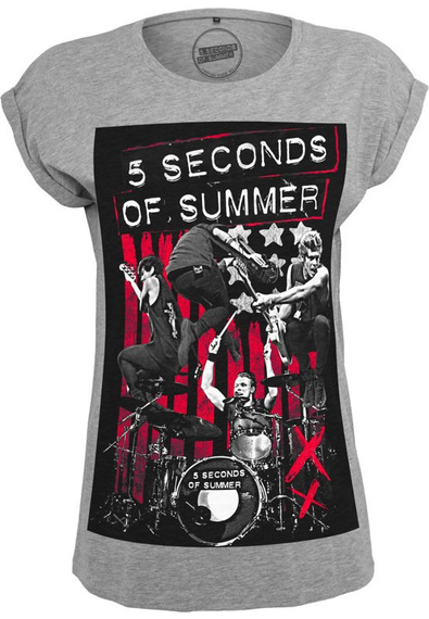 bluzka damska 5 SECONDS OF SUMMER - LONGPRINT