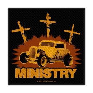naszywka MINISTRY - JESUS BUILT MY HOTROD