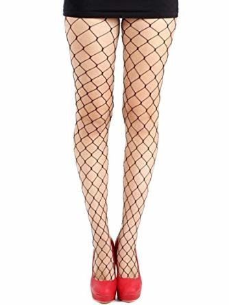 rajstopy EXTRA LARGE NET KABARETKI czarne