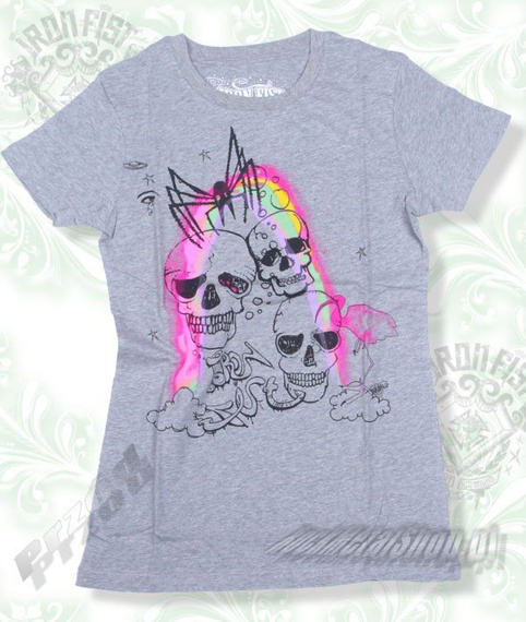 bluzka damska  IRON FIST - SPIDER DOODLE  (HEATHER GREY) 