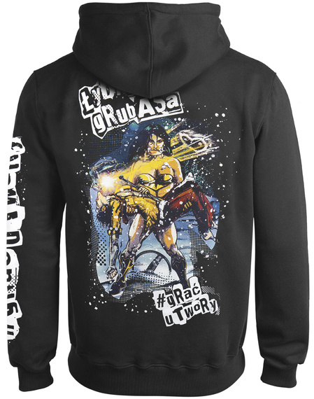 bluza ŁYDKA GRUBASA - KRÓLOWA rozpinana z kapturem