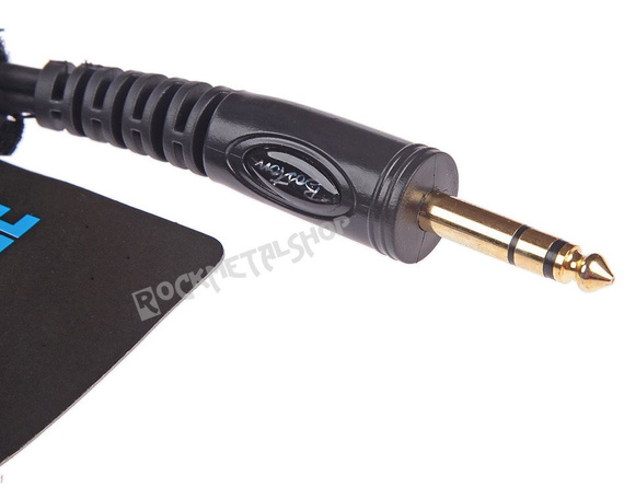 przewód audio BOSTON: 2 x RCA (cinch) -  DUŻY JACK STEREO (6.3mm) / 30cm