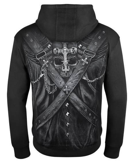 bluza STRAPPED, kangurka z kapturem