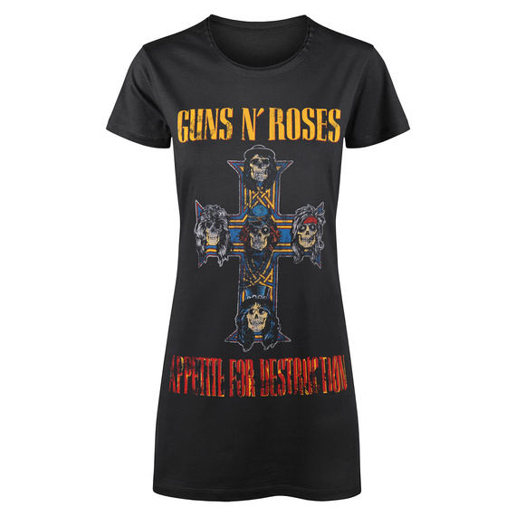 tunika GUNS N' ROSES - APPETITE FOR DESTRUCTION ciemnoszara