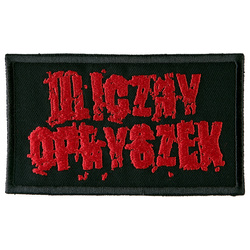 naszywka ULICZNY OPRYSZEK - LOGO red