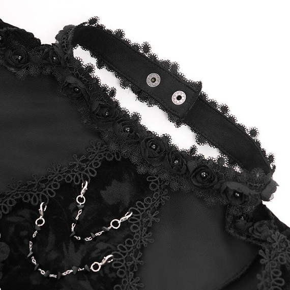 bluzka damska DEVIL FASHION - BLACK GOTHIC 