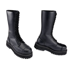 glany na wysokiej podeszwie BRANDIT - PLATEAU PHANTOM (20 dziurek - CZARNE)