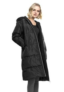 kurtka damska LADIES OVERSIZED HOODED PUFFER COAT