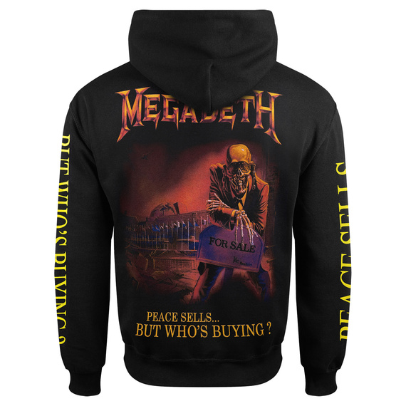 bluza MEGADETH - PEACE SELLS... BUT WHO'S BUYING? rozpinana z kapturem
