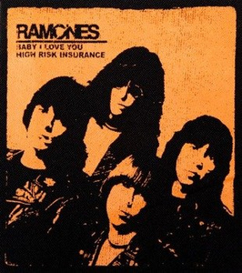 naszywka RAMONES - BABY I LOVE YOU