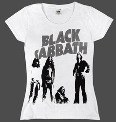 bluzka damska BLACK SABBATH biała