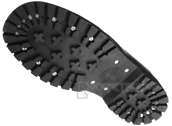 glany NEVERMIND - CZARNE (3 dziurki) polerowane