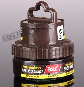 samopołyskowy krem z aplikatorem PALC kolor ciemny brąz