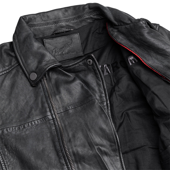 kurtka RAMONESKA - MMLARIO SF MEN BIKER VINTAGE BLACK