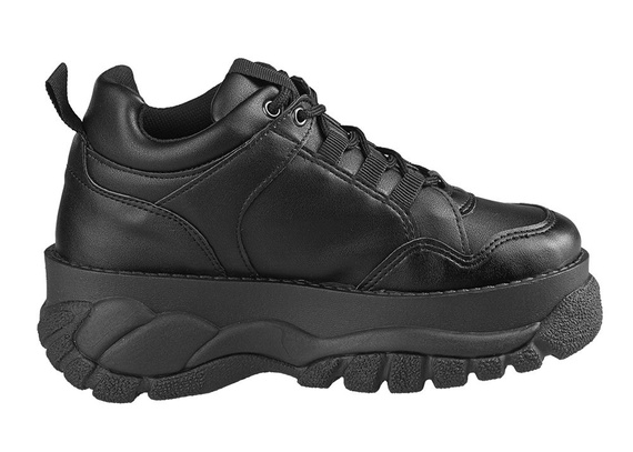 sneakersy ALTERCORE czarne (MOSSI BLACK)