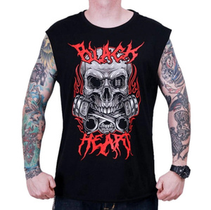 bezrękawnik BLACK HEART - METAL HEAD