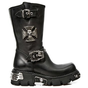 buty NEW ROCK M.1601-C1 ITALI NEGRO, REACTOR NEGRO TOBERAS