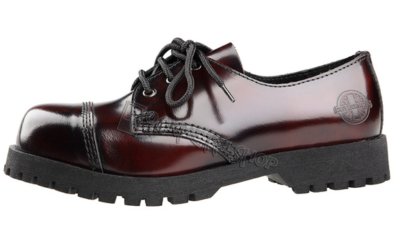 glany NEVERMIND - BORDOWE PRZECIERANE (3 dziurki) polerowane