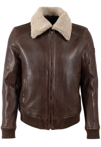 kurtka skórzana MMBROVIG BROWN RF