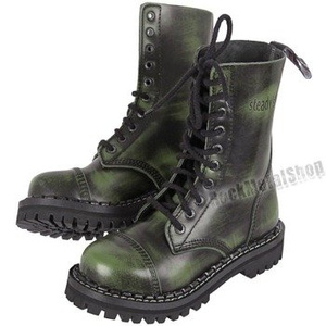 glany STEADY'S - 10 dziurek, khaki przecierane (STE/10)