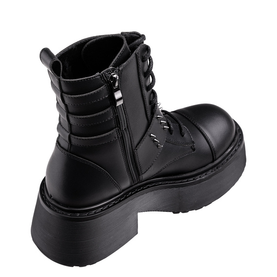 botki damskie ALTERCORE czarne (ABYSS VEGAN BLACK)