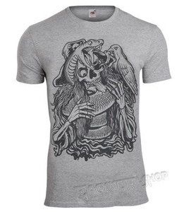 koszulka BLACK ICON - DEAD PIRATE szary melanż (MICON075)