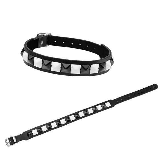 obroża 1-rzędowa PYRAMID 