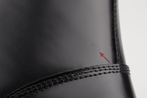 glany NEVERMIND - CZARNE (8 dziurek) polerowane, USZKODZONE