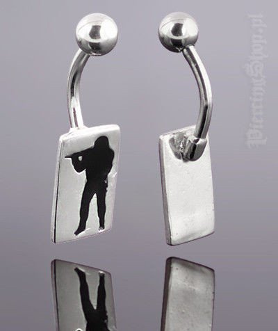 kolczyk do pępka KARABIN