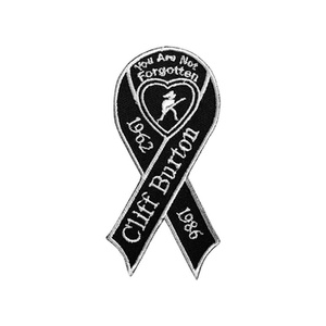 naszywka termiczna CLIFF BURTON - YOU ARE NOT FORGOTTEN