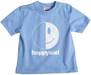 koszulka niemowlęca HAPPYSAD - LOGO (BLUE)