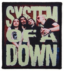 naszywka SYSTEM OF A DOWN - BAND COLOR