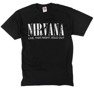 koszulka NIRVANA - LIVE, THAT NIGHT, SOLD OUT