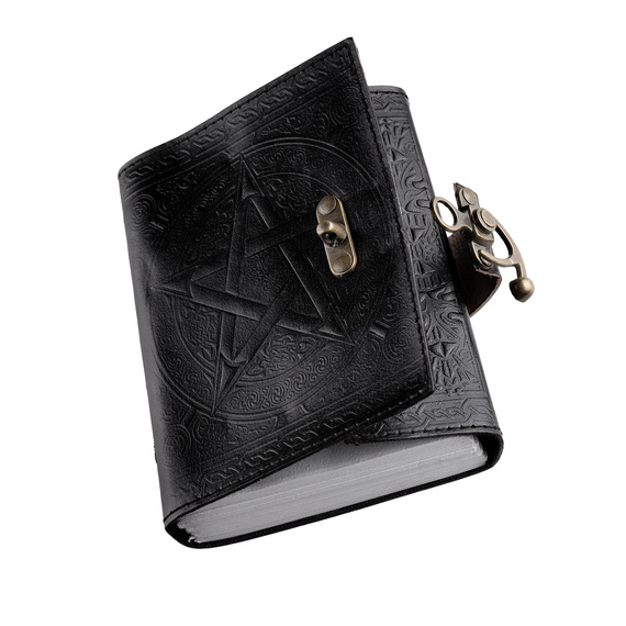 notes/zeszyt w skórzanej oprawie PENTAGRAM