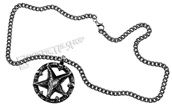 wisior + łańcuch BAPHOMET