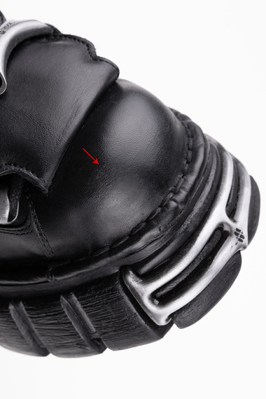 buty NEW ROCK ITALI NEGRO, NOMADA NEGRO, TOWER NEGRO ACERO [M-106-S1], USZKODZONE