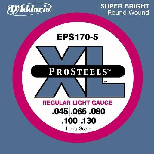struny do gitary basowej D'ADDARIO EPS170-5 /045-130/