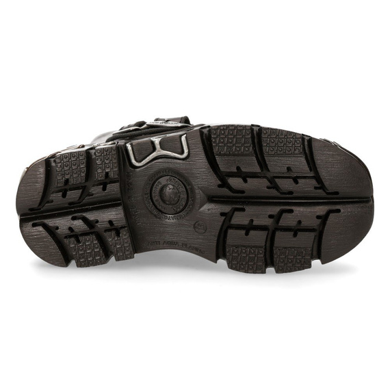 buty NEW ROCK ITALI NEGRO, PULIK FUEGO, REACTOR NEGRO TOBERAS ORIFIC [M.288-S1]