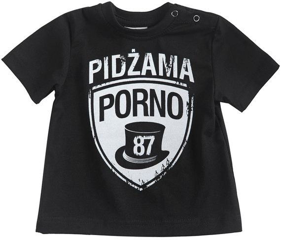 koszulka niemowlęca PIDŻAMA PORNO - 87 black