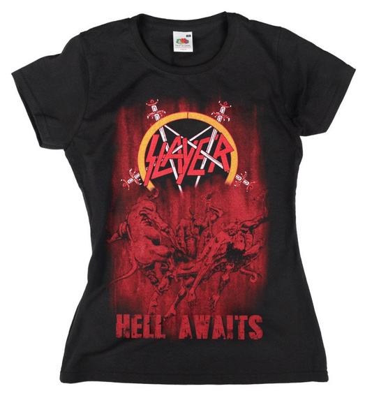 bluzka damska SLAYER - HELL AWAITS