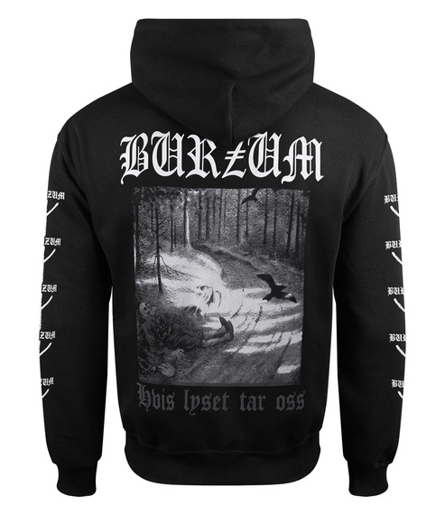bluza BURZUM - HVIS LYSET TAR OSS rozpinana z kapturem