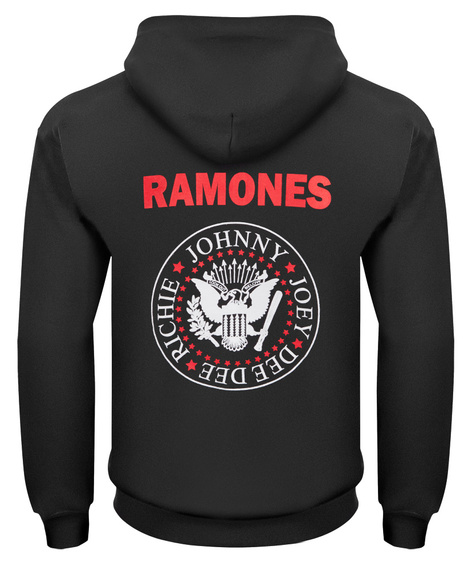 bluza RAMONES - SEAL rozpinana, z kapturem