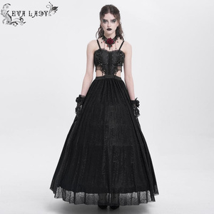 suknia DEVIL FASHION - BLACK GOTHIC SEXY