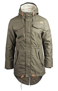 kurtka MARSH LAKE TEDDYPARKA MEN olive, USZKODZONA